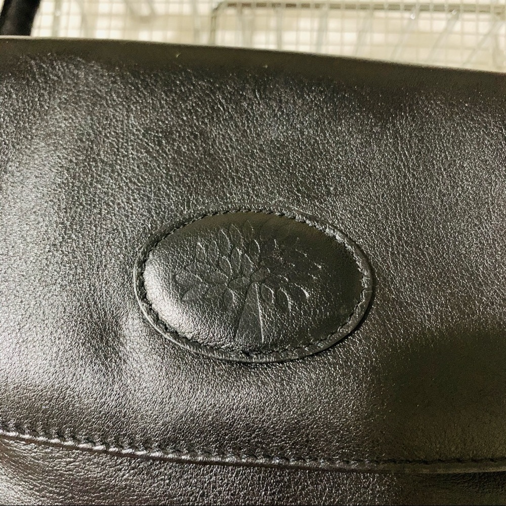Mulberry Black Leather Top-Handle Handbag - Picture 8 of 12